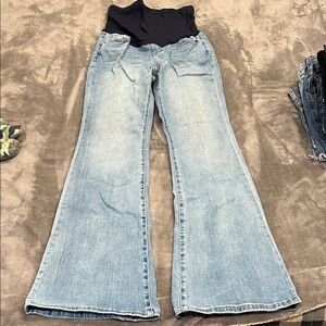 Pinkblush Maternity Light Blue Wide Leg Jeans